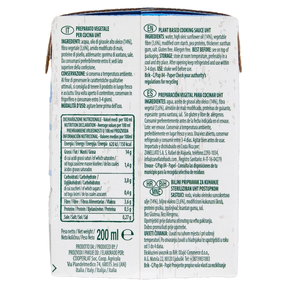 Hoplà Idee Veg Cucina 200 ml